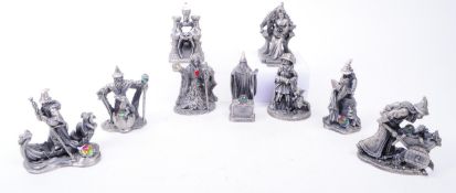 WAPW - COLLECTION OF TEN MYTH AND MAGIC PEWTER FIGURES