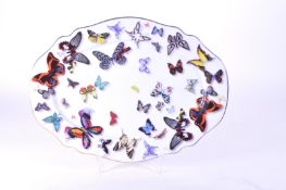 CHRISTIAN LACROIX - VISTA ALEGRE BUTTERFLY PARADE CHINA PLATE
