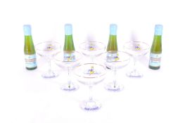 BABYCHAM - COLLECTION OF SIX 1970S DRINKING GLASSES