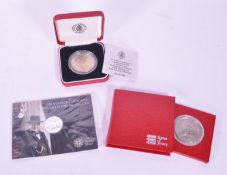 THREE LATE 20TH / 21ST CENTURY COMMEMORATIVE PROOF COINS