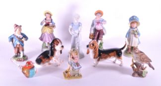 COLLECTION OF CERAMIC / PORCELAIN FIGURINES