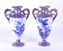 THOMAS FORESTER & SONS LTD - EARLY 20TH CENTURY CERAMIC TWIN VASES