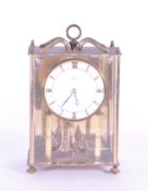 KOMA, GERMANY - 1970S GILT BRASS ANNIVERSARY CLOCK