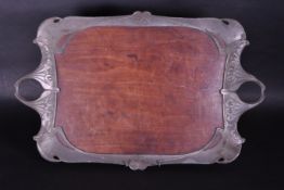 EARLY 20TH CENTURY ART NOUVEAU STYLE SERVING TRAY