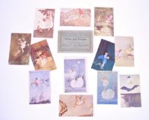 COLLECTION OF VINTAGE 20TH CENTURY OUTWAITE BLACKS POSTCARDS