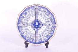 1906 - 1907 EDWARDIAN CERAMIC FOOTBALL ASSOCIATION CHARGER PLATE