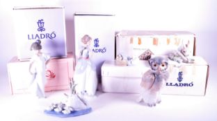 COLLECTION OF LLADRO & NAO FIGURINES