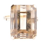 GOLD & CITRINE COCKTAIL RING