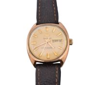 9CT GOLD WATCHES OF SWITZERLAND SEAFARER WRISTWATCH