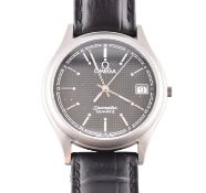 OMEGA SEAMASTER STAINLESS STEEL CASED QUARTZ WRISTWATCH