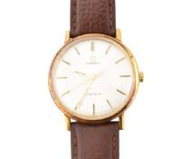 1960S OMEGA YELLOW METAL GENTLEMANS WRISTWATCH