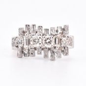 ALAN MARTIN GARD - 1970S 18CT GOLD & DIAMOND RING