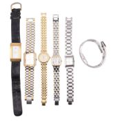 COLLECTION OF SILVER & COSTUME JEWELLERY INCLUDING TISSOT WATCH