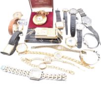 COLLECTION OF WRISTWATCHES & POCKET WATCHES