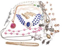 COLLECTION OF GEM SET & COSTUME JEWELLERY