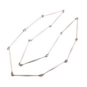 ASTRID FOG FOR GEORG JENSEN LONG LINK SILVER NECKLACE