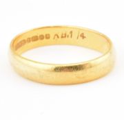 HALLMARKED 22CT GOLD BAND RING