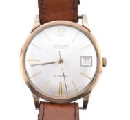 HALLMARKED 9CT GOLD GARRARD GENTS WRISTWATCH