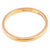 HALLMARKED 22CT GOLD BAND RING