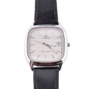 OMEGA SEAMASTER STAINLESS STEEL CASED QUARTZ WRISTWATCH