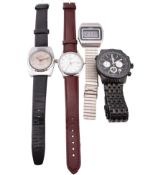 FOUR VINTAGE WRISTWATCHES