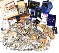 LARGE COLLECTION OF COSTUME JEWELLERY