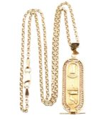 GOLD EGYPTIAN PENDANT NECKLACE