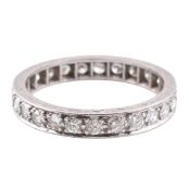 PLATINUM & DIAMOND ETERNITY RING