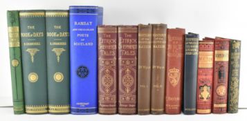 DECORATIVE CLOTH BINDINGS. COLLECTION OF 19TH C. WORKS, MANY OF SCOTTISH INTEREST