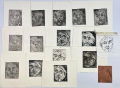ROBIN SYMES (1939-2023) - 14 ETCHINGS WITH ORIGINAL COPPER PLATE