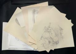 ROBIN SYMES (1939-2023) - ELEVEN SKETECHES FROM LIFE DRAWING CLASSES