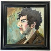 ROBIN SYMES (1939-2023) - UNTITLED PROFILE PORTRAIT OF A MAN