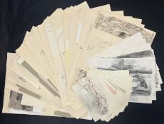 ROBIN SYMES (1939-2023) - LARGE PORTFOLIO OF LIFE DRAWING SKETCHES