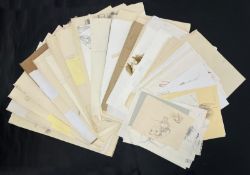 ROBIN SYMES (1939-2023) - FULL PORTFOLIO OF LIFE DRAWING SKETCHES