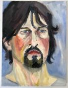 ROBIN SYMES (1939-2023) - UNTITLED PORTRAIT OF MALE WITH BEARD