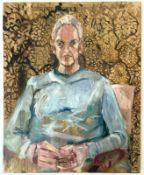 ROBIN SYMES (1939-2023) - UNTITLED PORTRAIT OF MALE SITTER