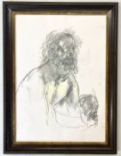 ROBIN SYMES (1939-2023) - UNTITLED PORTRAIT OF ELDERLY GENTLEMEN