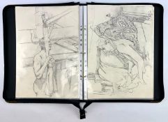 ROBIN SYMES (1939-2023) - ORIGINAL PORTFOLIO OF ARTWORKS