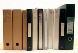 ROBIN SYMES (1939-2023) - SUMMARY SCHOOL TERMS' FOLDERS OF ARTWORKS