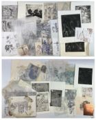 ROBIN SYMES (1939-2023) - COLLECTION OF DRAWINGS ON TRACING PAPER