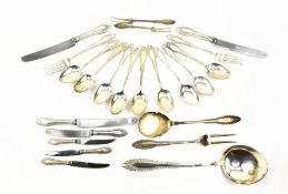 COLLECTION OF 20TH CENTURY 830 MARKED SILVER FLATWARE