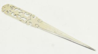 A 20TH CENTURY MEXICAN 925 SILVER LETTER OPENER
