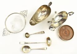 COLLECTION OF SEVEN 19/20TH CENTURY HALLMARKED SILVER PIECES