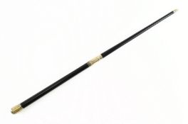 CASED GEORGE VI SILVER MOUNTED CONDUCTOR'S BATON 1939