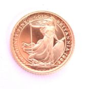ELIZABETH II - 1999 10 POUNDS BRITANNIA GOLD COIN