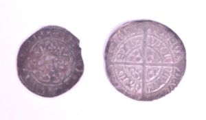 TWO 15TH CENTURY KING HENRY VI SILVER COINS