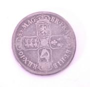 1685 KING JAMES II SILVER HALF CROWN