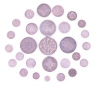 COLLECTION OF VICTORIAN .925 SILVER COINS