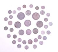 COLLECTION OF EARLY 20TH CENTURY SILVER COINS