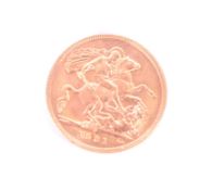 GEORGE V - AUSTRALIA - 1931 ONE SOVEREIGN GOLD COIN